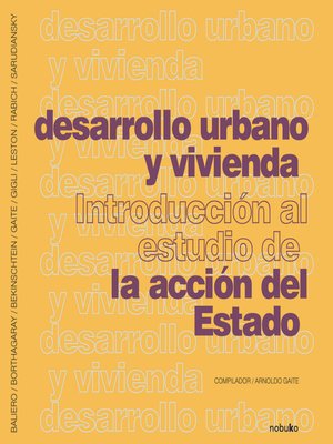 cover image of Desarrollo urbano y vivienda